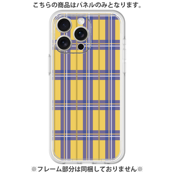 プレミアムパネル［ Tartan Check - Yellow ］