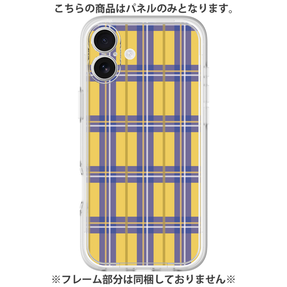 プレミアムパネル［ Tartan Check - Yellow ］