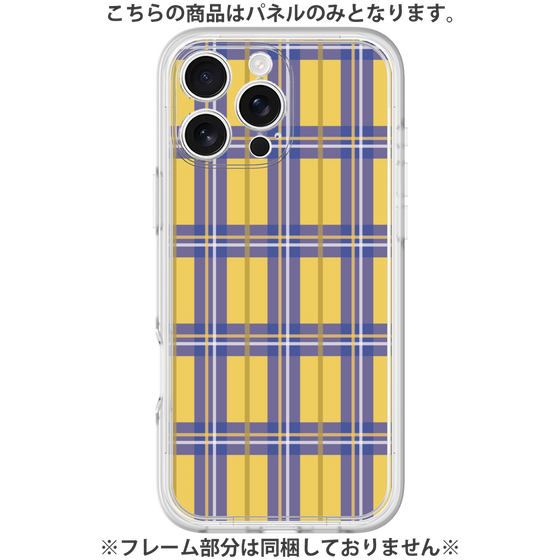 プレミアムパネル［ Tartan Check - Yellow ］