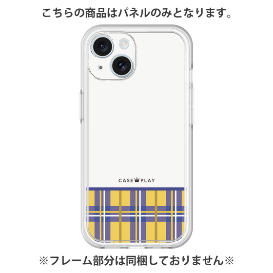 プレミアムパネル［ CASEPLAY Tartan Check - Yellow ］