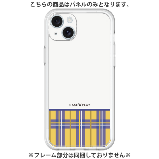 プレミアムパネル［ CASEPLAY Tartan Check - Yellow ］