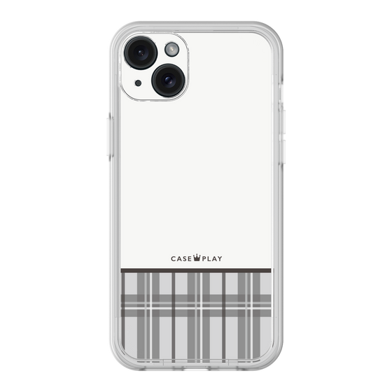 プレミアムパネル［ CASEPLAY Tartan Check - Gray ］