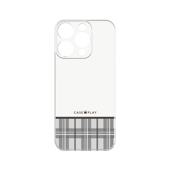 プレミアムパネル［ CASEPLAY Tartan Check - Gray ］