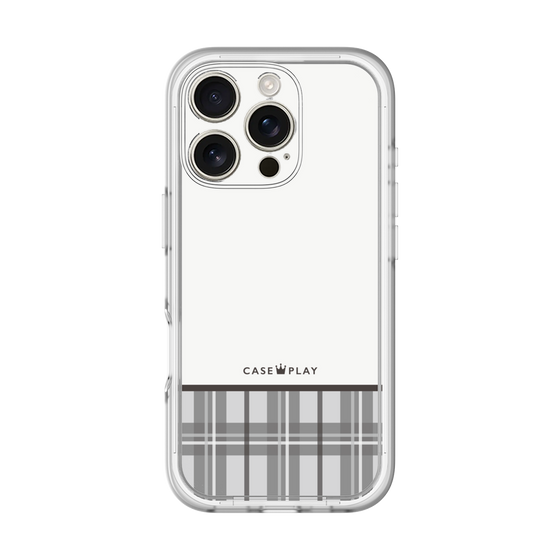プレミアムパネル［ CASEPLAY Tartan Check - Gray ］
