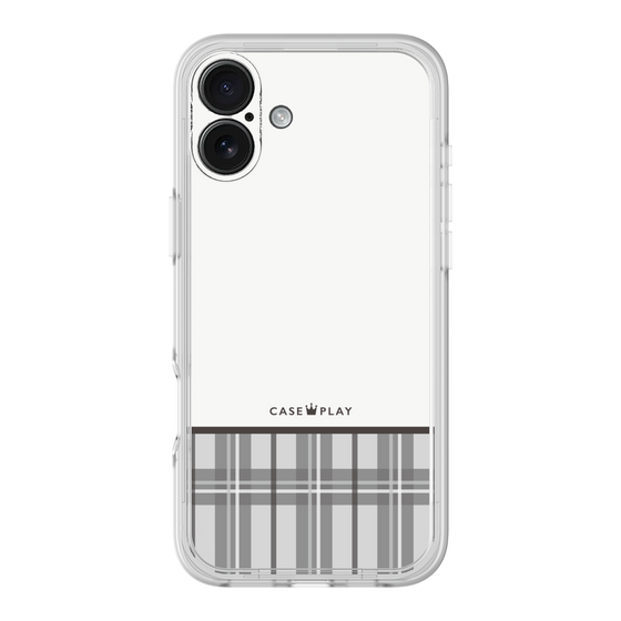 プレミアムパネル［ CASEPLAY Tartan Check - Gray ］