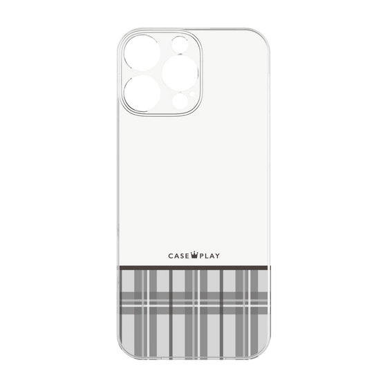 プレミアムパネル［ CASEPLAY Tartan Check - Gray ］