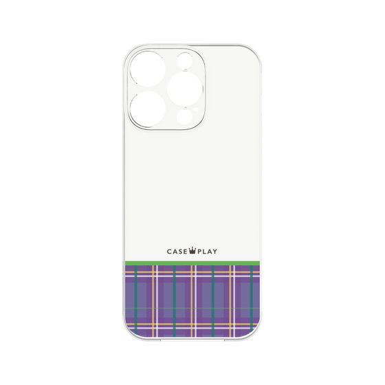 プレミアムパネル［ CASEPLAY Tartan Check - Purple ］