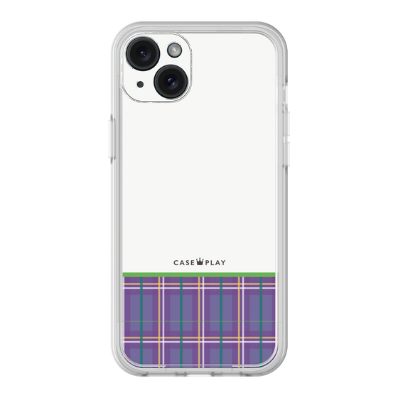 プレミアムパネル［ CASEPLAY Tartan Check - Purple ］