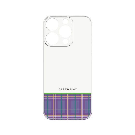 プレミアムパネル［ CASEPLAY Tartan Check - Purple ］