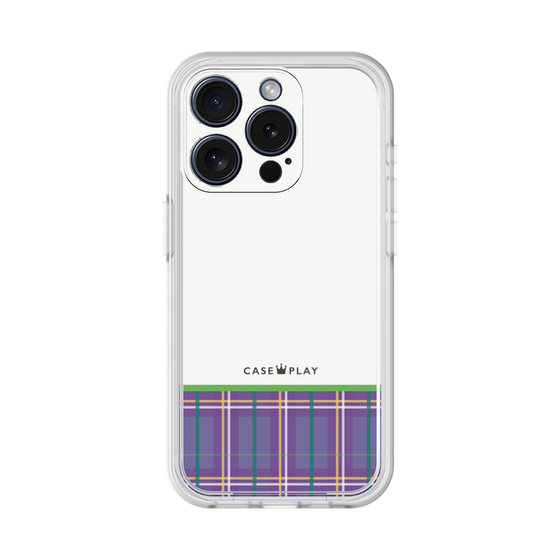 プレミアムパネル［ CASEPLAY Tartan Check - Purple ］