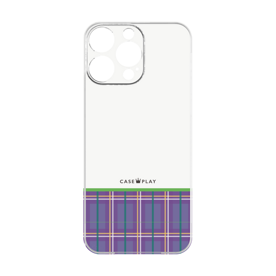 プレミアムパネル［ CASEPLAY Tartan Check - Purple ］