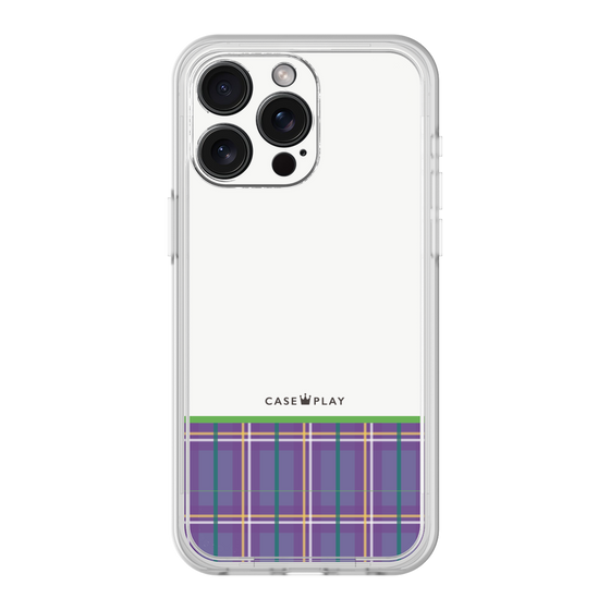 プレミアムパネル［ CASEPLAY Tartan Check - Purple ］