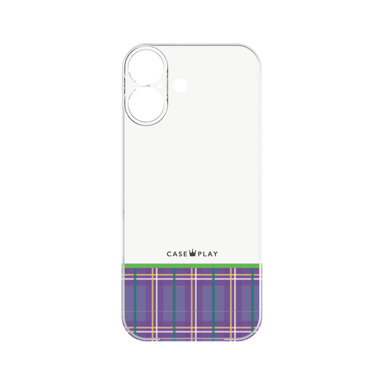 プレミアムパネル［ CASEPLAY Tartan Check - Purple ］
