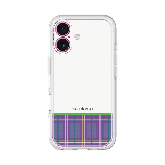 プレミアムパネル［ CASEPLAY Tartan Check - Purple ］