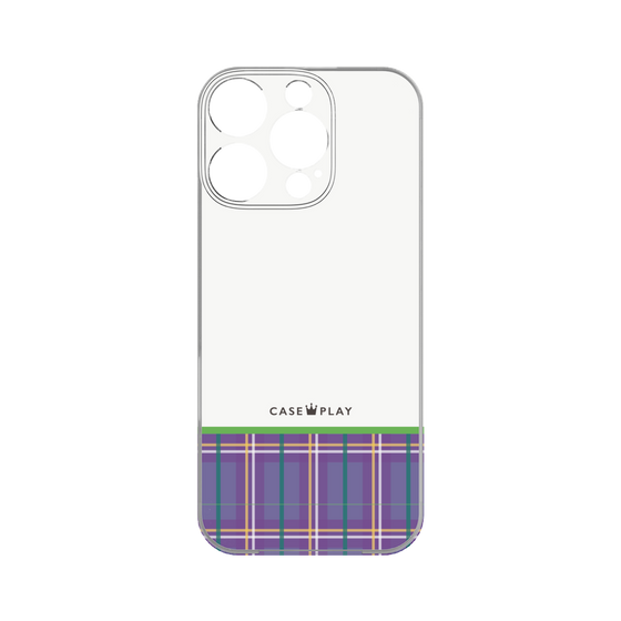 プレミアムパネル［ CASEPLAY Tartan Check - Purple ］