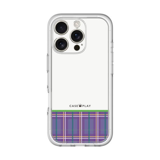 プレミアムパネル［ CASEPLAY Tartan Check - Purple ］