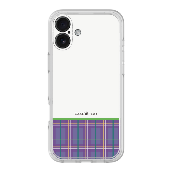 プレミアムパネル［ CASEPLAY Tartan Check - Purple ］