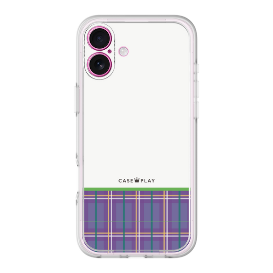 プレミアムパネル［ CASEPLAY Tartan Check - Purple ］