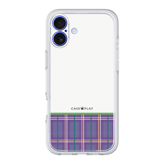 プレミアムパネル［ CASEPLAY Tartan Check - Purple ］