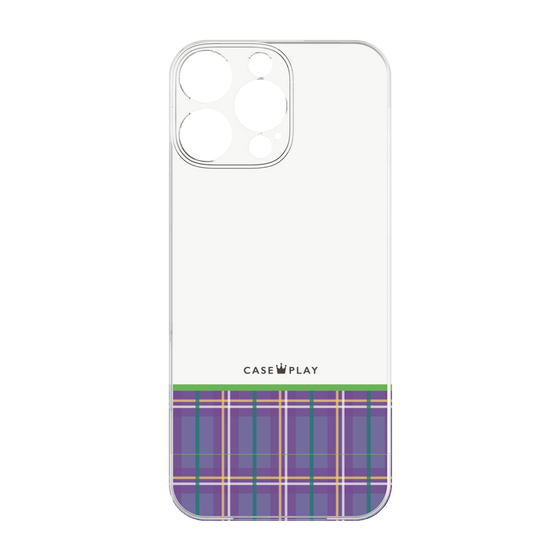 プレミアムパネル［ CASEPLAY Tartan Check - Purple ］
