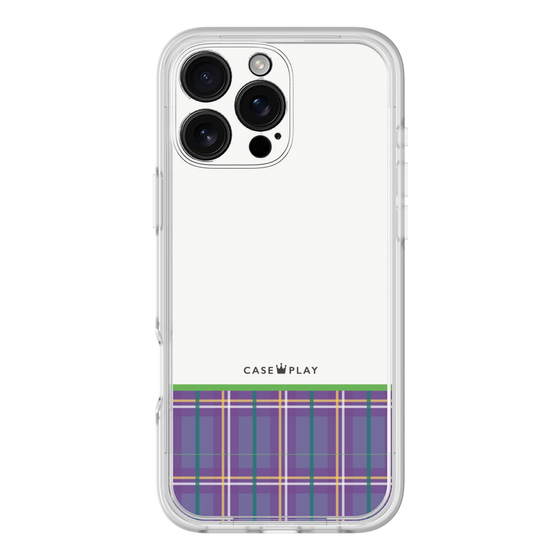 プレミアムパネル［ CASEPLAY Tartan Check - Purple ］