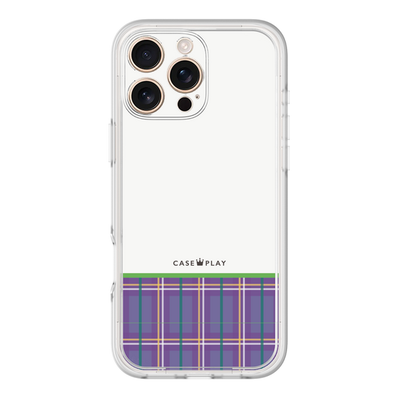 プレミアムパネル［ CASEPLAY Tartan Check - Purple ］