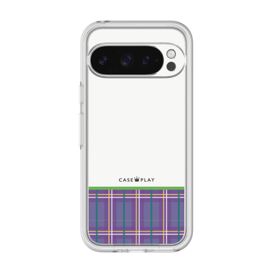 プレミアムパネル［ CASEPLAY Tartan Check - Purple ］