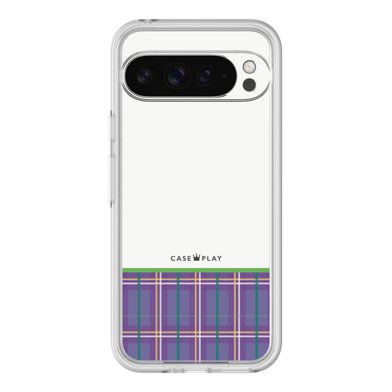 プレミアムパネル［ CASEPLAY Tartan Check - Purple ］