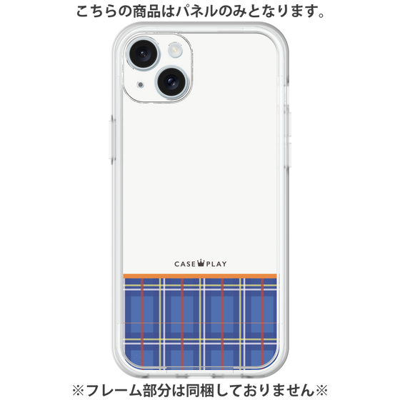 プレミアムパネル［ CASEPLAY Tartan Check - Blue ］