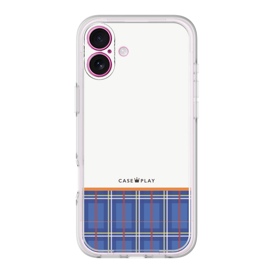 プレミアムパネル［ CASEPLAY Tartan Check - Blue ］