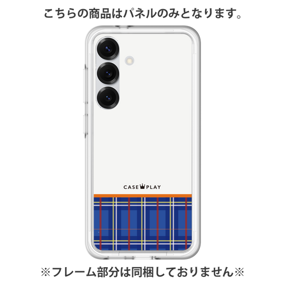 プレミアムパネル［ CASEPLAY Tartan Check - Blue ］