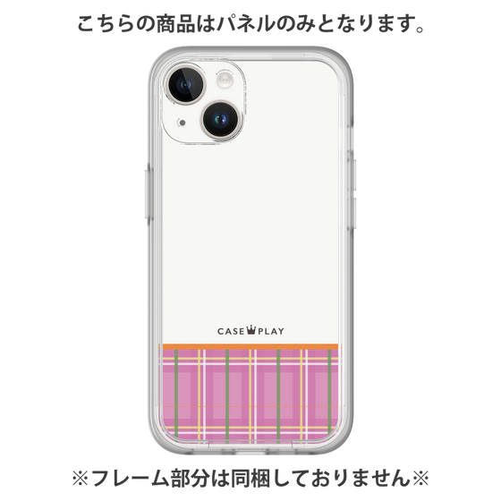 プレミアムパネル［ CASEPLAY Tartan Check - Pink ］