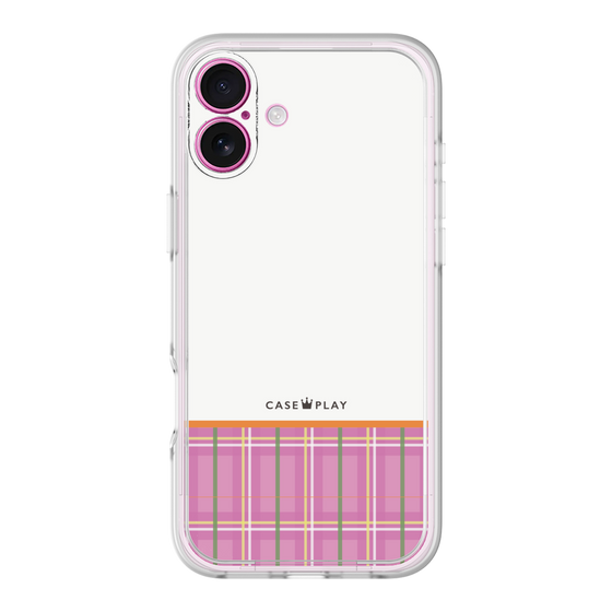 プレミアムパネル［ CASEPLAY Tartan Check - Pink ］