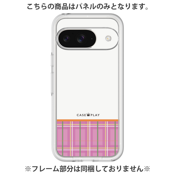 プレミアムパネル［ CASEPLAY Tartan Check - Pink ］