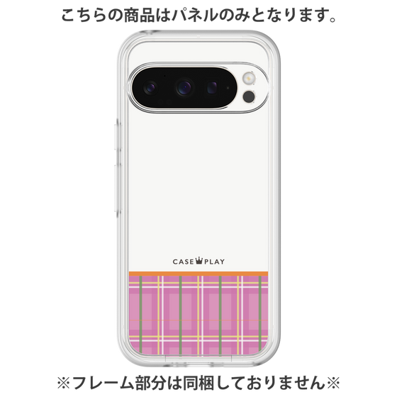 プレミアムパネル［ CASEPLAY Tartan Check - Pink ］