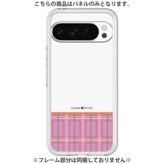 プレミアムパネル［ CASEPLAY Tartan Check - Pink ］