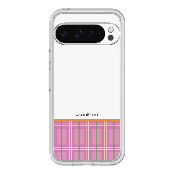 プレミアムパネル［ CASEPLAY Tartan Check - Pink ］