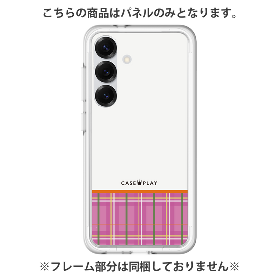 プレミアムパネル［ CASEPLAY Tartan Check - Pink ］