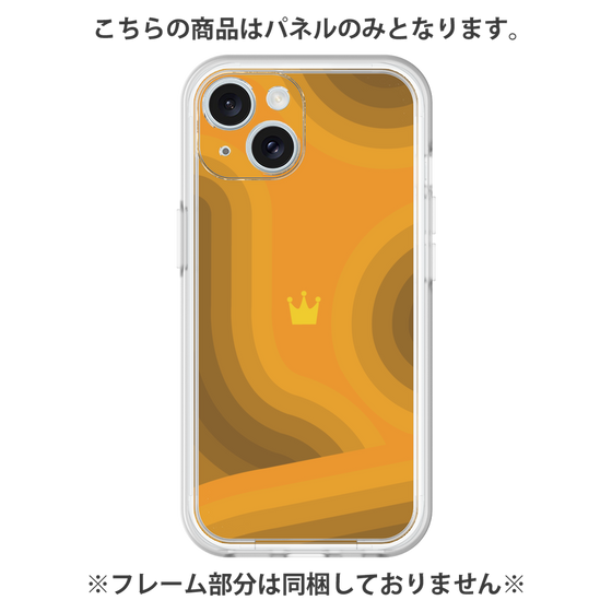 プレミアムパネル［ CASEPLAY Winding Pattern - Orange ］