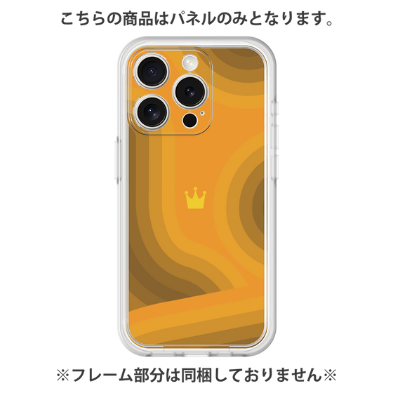 プレミアムパネル［ CASEPLAY Winding Pattern - Orange ］