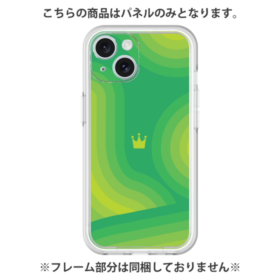 プレミアムパネル［ CASEPLAY Winding Pattern - Green ］