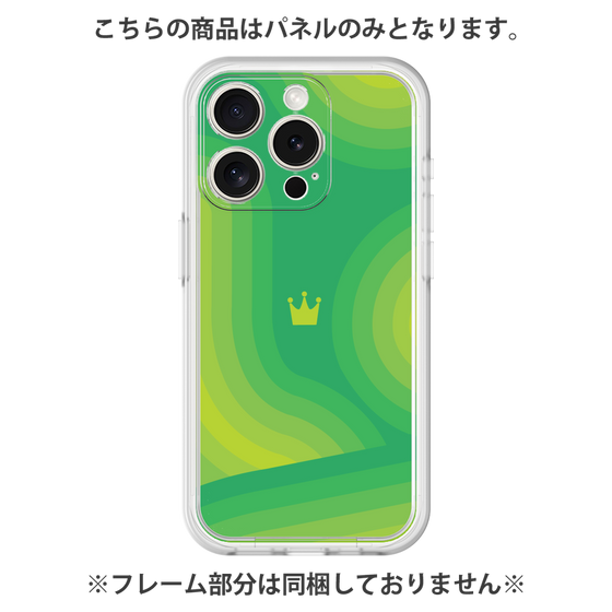 プレミアムパネル［ CASEPLAY Winding Pattern - Green ］