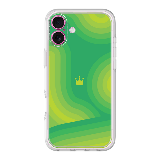 プレミアムパネル［ CASEPLAY Winding Pattern - Green ］