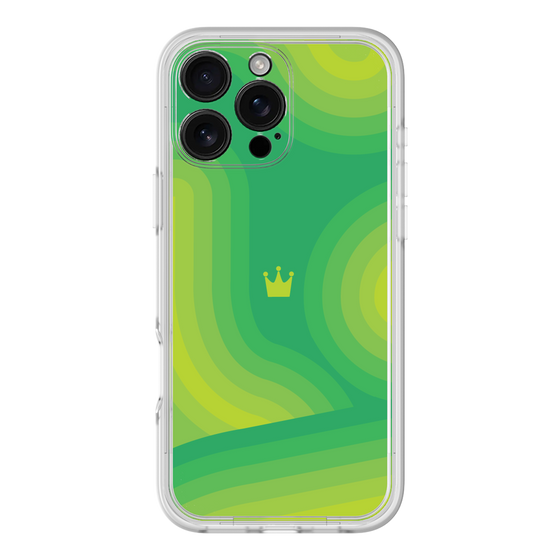 プレミアムパネル［ CASEPLAY Winding Pattern - Green ］