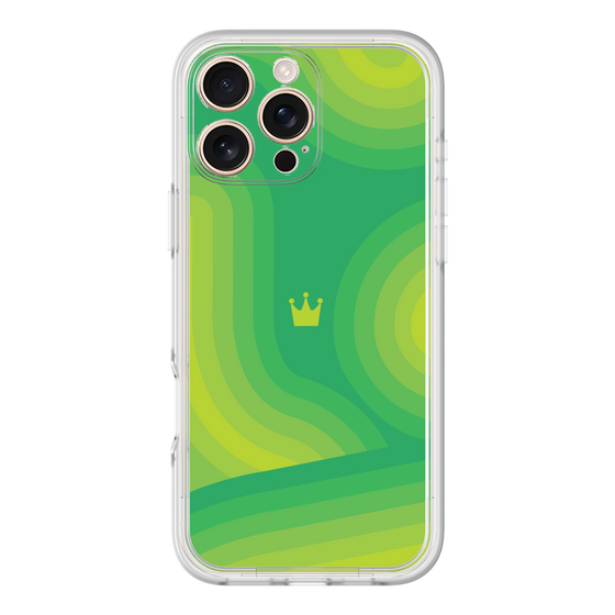 プレミアムパネル［ CASEPLAY Winding Pattern - Green ］