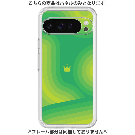 プレミアムパネル［ CASEPLAY Winding Pattern - Green ］