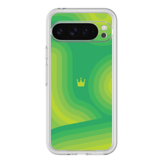 プレミアムパネル［ CASEPLAY Winding Pattern - Green ］