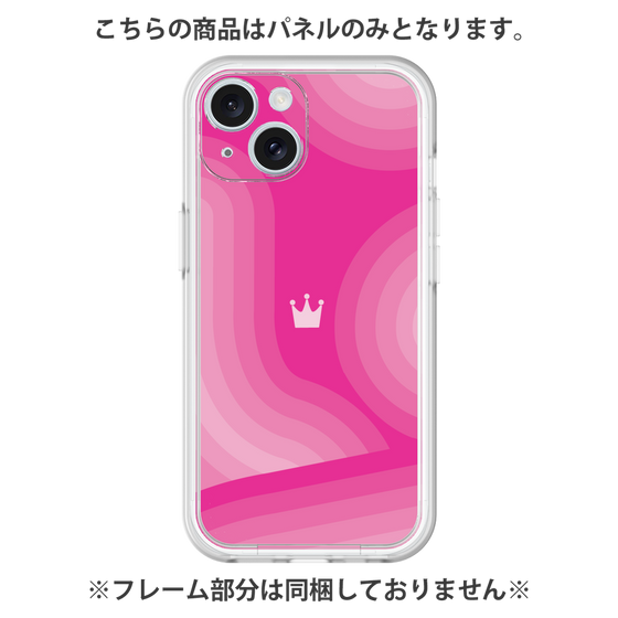 プレミアムパネル［ CASEPLAY Winding Pattern - Pink ］