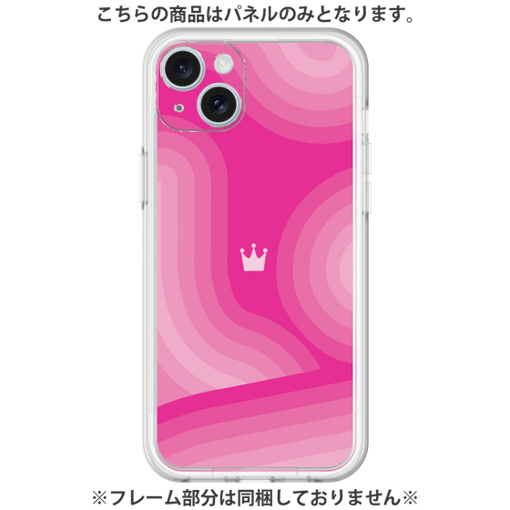 プレミアムパネル［ CASEPLAY Winding Pattern - Pink ］