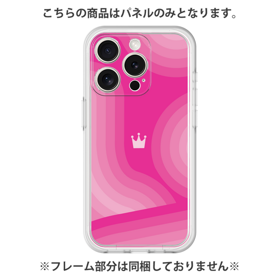 プレミアムパネル［ CASEPLAY Winding Pattern - Pink ］